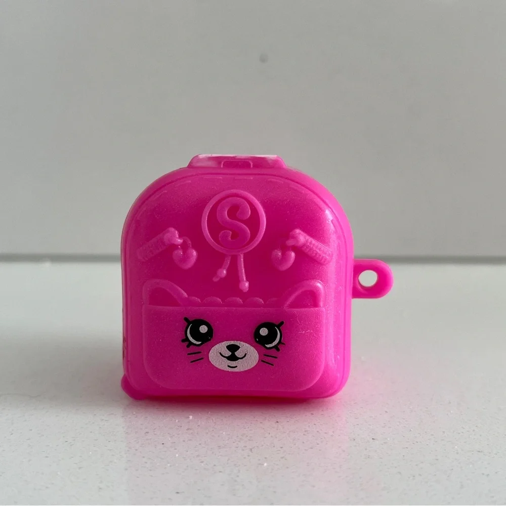 Shopkins Pink Small Pet Toy with Adorable Animal Face